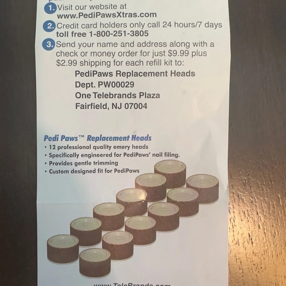 PediPaws Replacement Heads 12 Pack